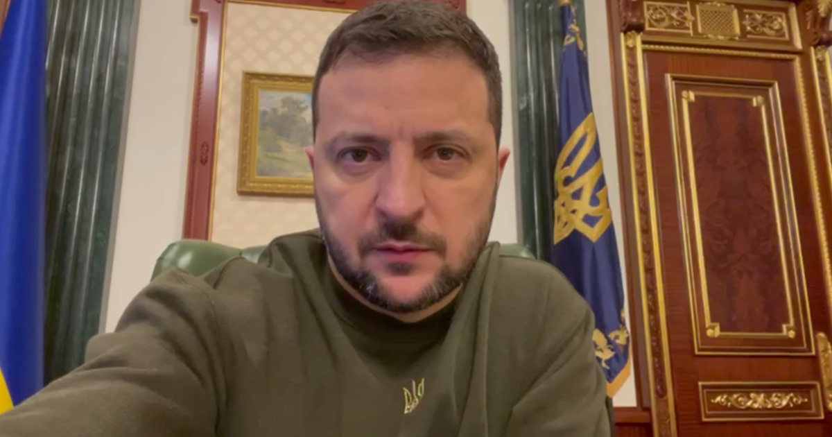 Зеленский отреагировал на утреннюю российскую атаку "шахедами" по Киевщине (видео)