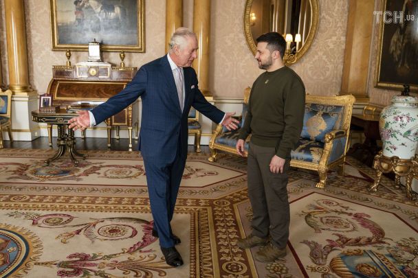 Король Чарльз III та Володимир Зеленський / © Associated Press