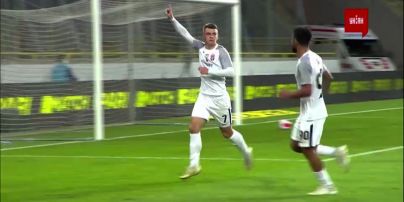 УПЛ | Чемпионат Украины по футболу 2021 | Днепр-1 - Заря - 0:2. Видео гола Кочергина (87`)