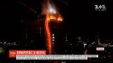 В Варшаве горел недостроенный небоскреб