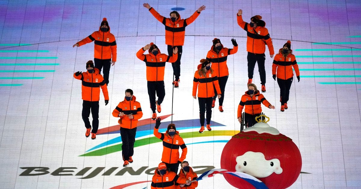 Збірна Нідерландів на церемонії відкриття Паралімпіади-2022