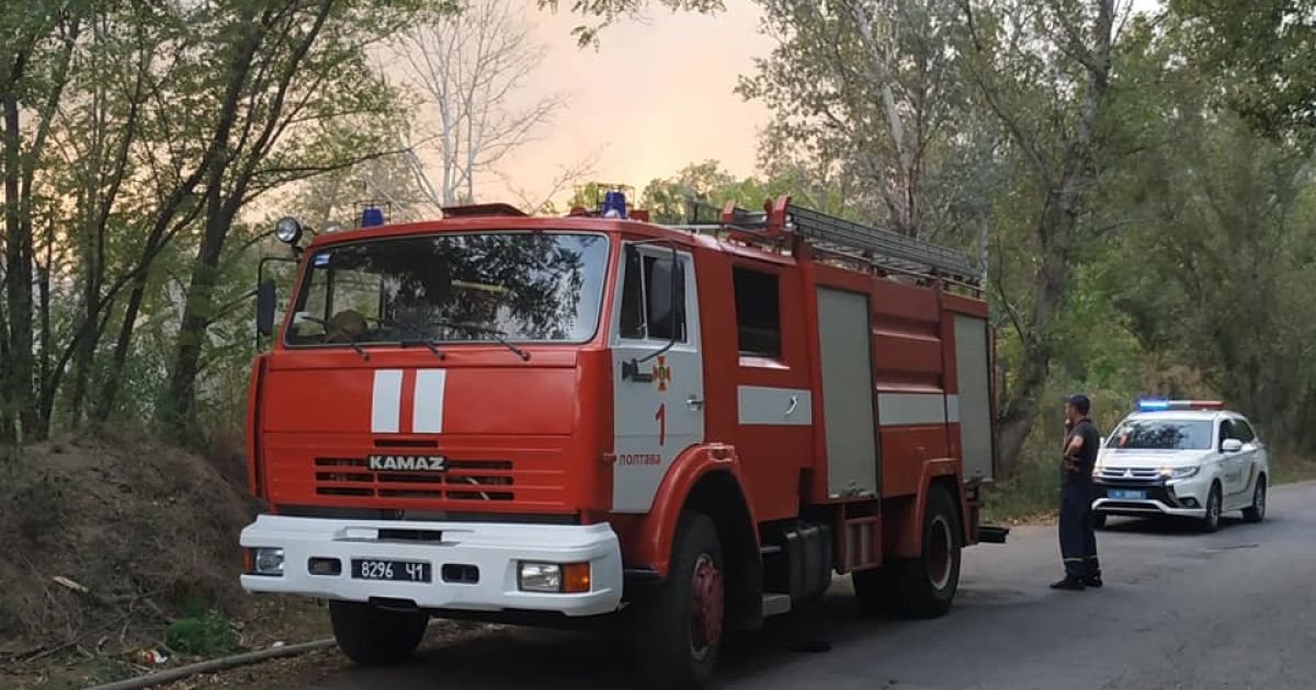 пожежа на сміттєзвалищі під Полтавою_2 / © Управління ДСНС у Полтавській області