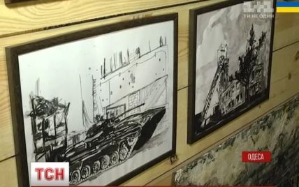 В Одессе открылась выставка фронтовых картин художника-артиллериста