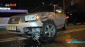 Водій "Субару" розвертався через подвійну суцільну смугу та збив мотоцикліста, що проїжджав ліворуч