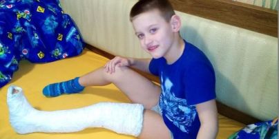 7-річний Тарасик після операції потребує посиленої реабілітації