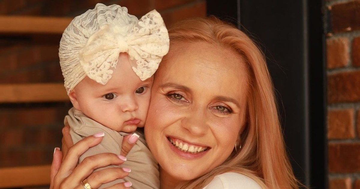 Лилия Ребрик с самой младшей дочерью