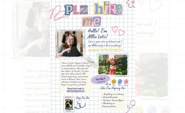 Мем, який створила жінка, аби знайти роботу. / © соцмережі