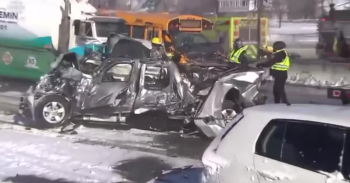 У масштабній ДТП в Канаді зіткнулася понад сотня автомобілів: постраждали 69 людей