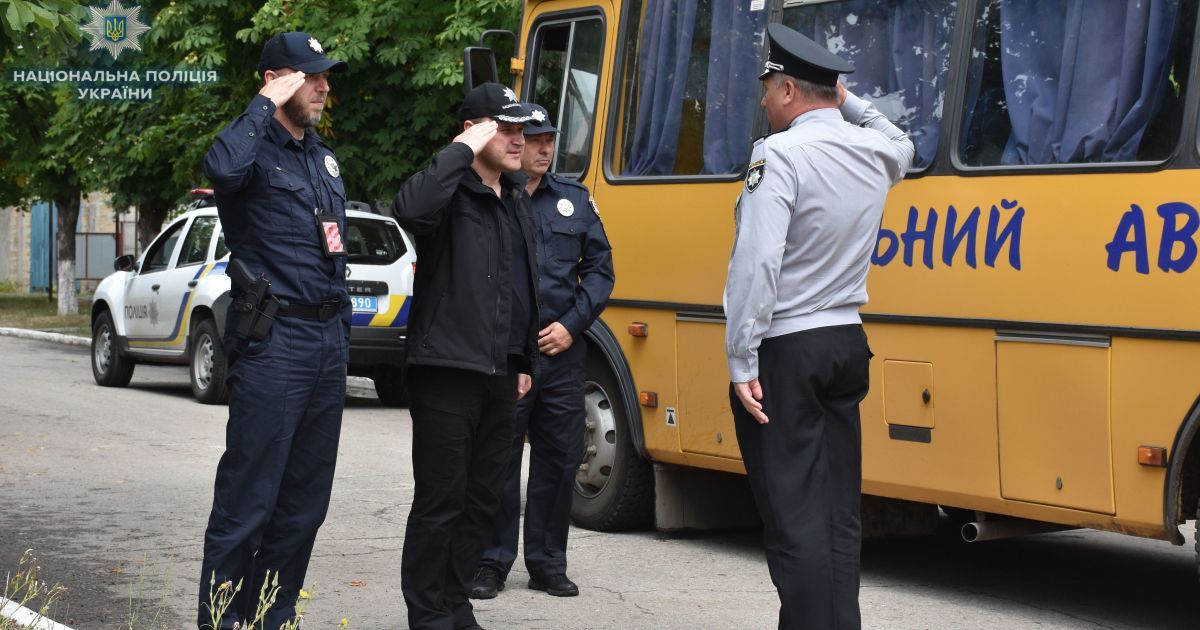 Совещание полиции в Станице Луганской