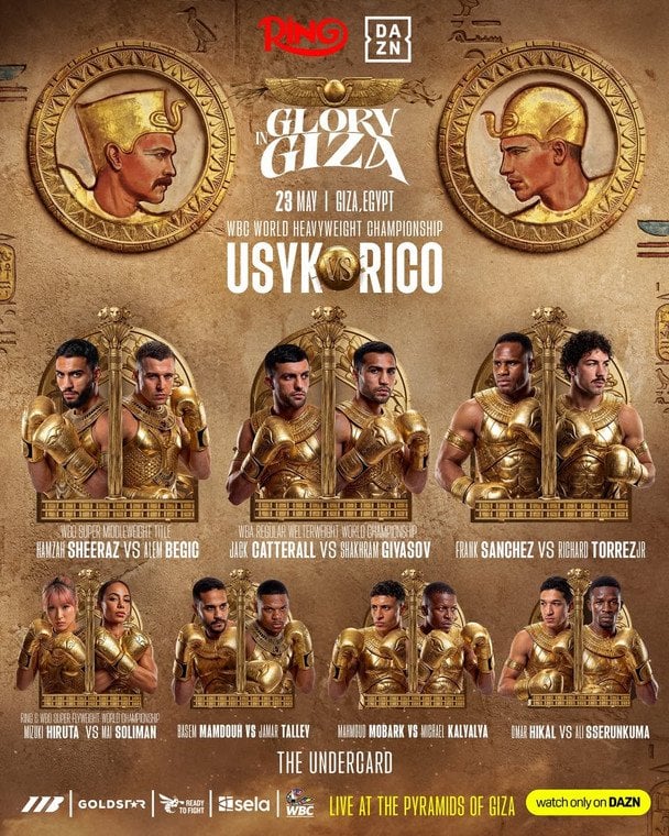 Андеркард вечора боксу Усик — Верховен / instagram.com/ringmagazine