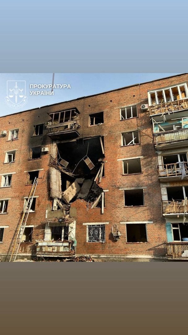 Вночі 20 травня ворог здійснив масовану атаку на м. Конотоп. / © Прокуратура Сумської області