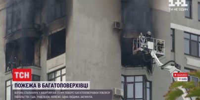 У Києві палає багатоповерхівка