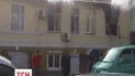 В Ялті горіла будівля поліції