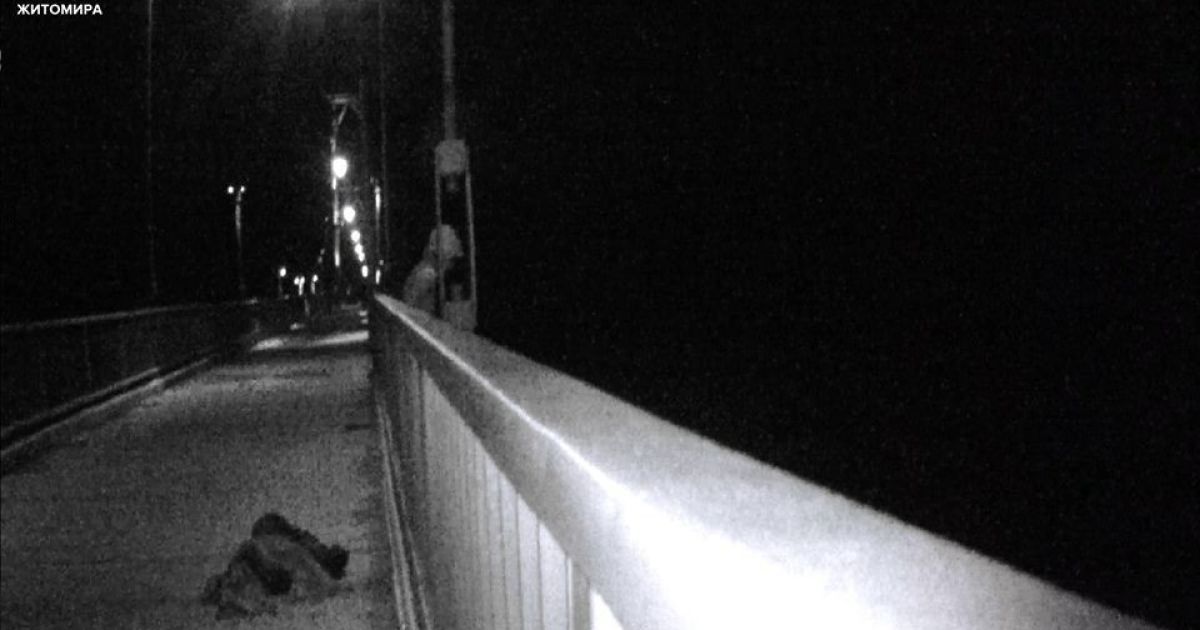 Спасение в стиле "Титаника": в Житомире копы перехватили самоубийцу на мосту