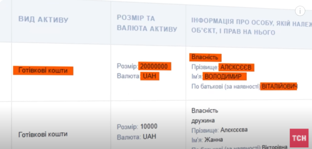 Декларація Володимира Алєксєєва / © 