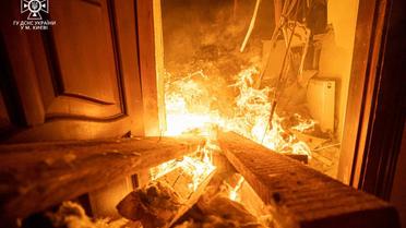 Наслідки ворожої атаки на Київ 25 листопада / © ГУ ДСНС у Києві