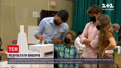 Новини світу: партія прем'єра Канади Джастіна Трюдо перемагає на позачергових парламентських виборах