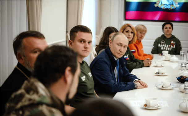 Володимир Путін у Курській області / © Пресслужба Кремля