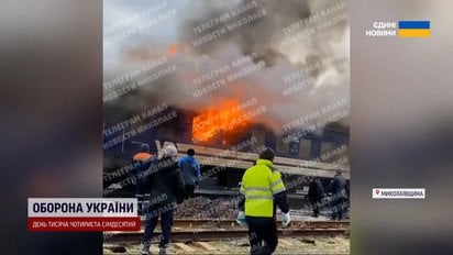 Росіяни скерували дрон в цивільний потяг у Миколаєві! Перші кадри