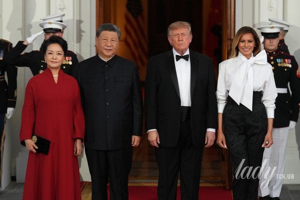 Сі Цзіньпін, Пен Ліюань, Дональд і Меланія і Трампи / © Associated Press