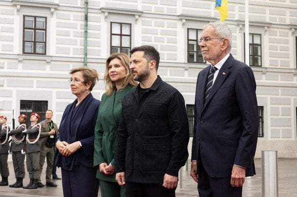Президентські подружжя України і Австрії / © Instagram Олени Зеленської