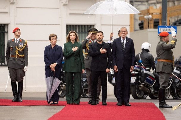 Президентські подружжя України і Австрії / © Instagram Олени Зеленської