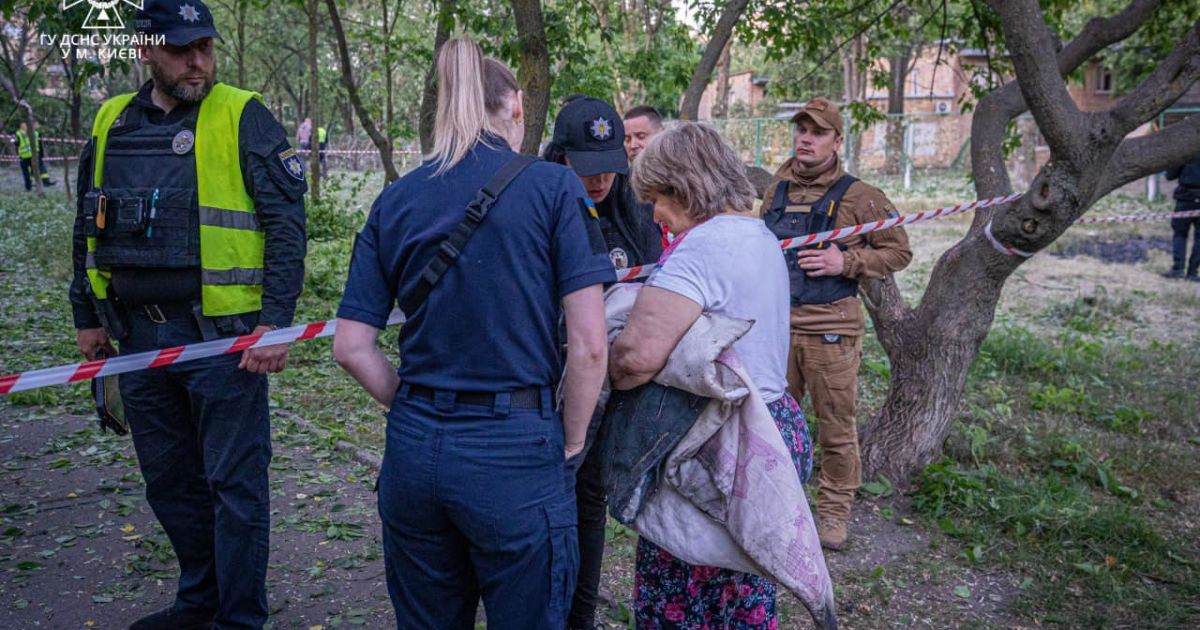 Ракетная атака по Киеву 1 июня