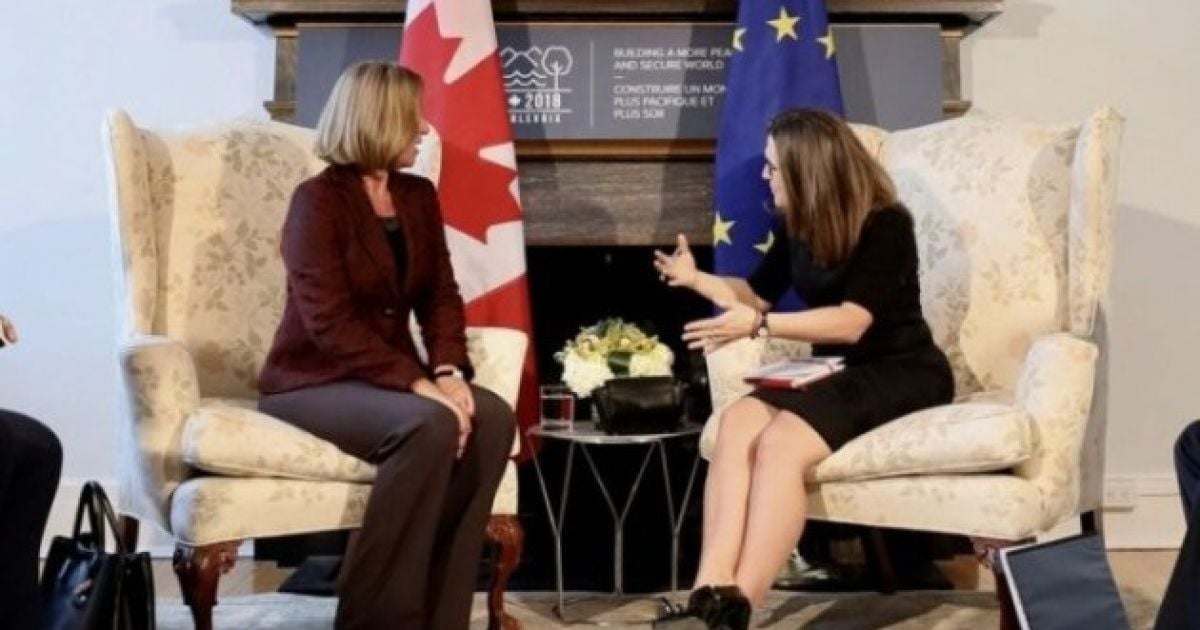 Фриланд и Могерини обсудили прогресс реформ в Украине