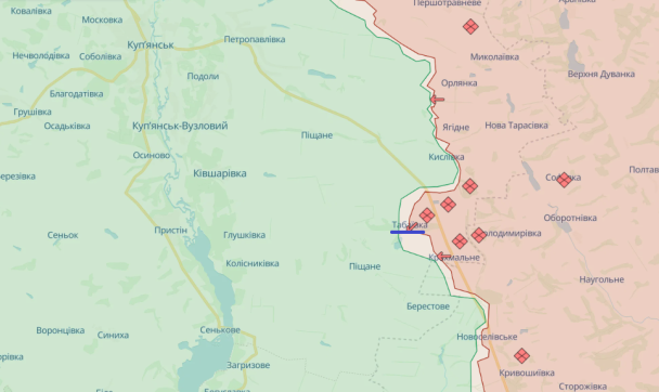 Табаївка на карті / © Deepstatemap