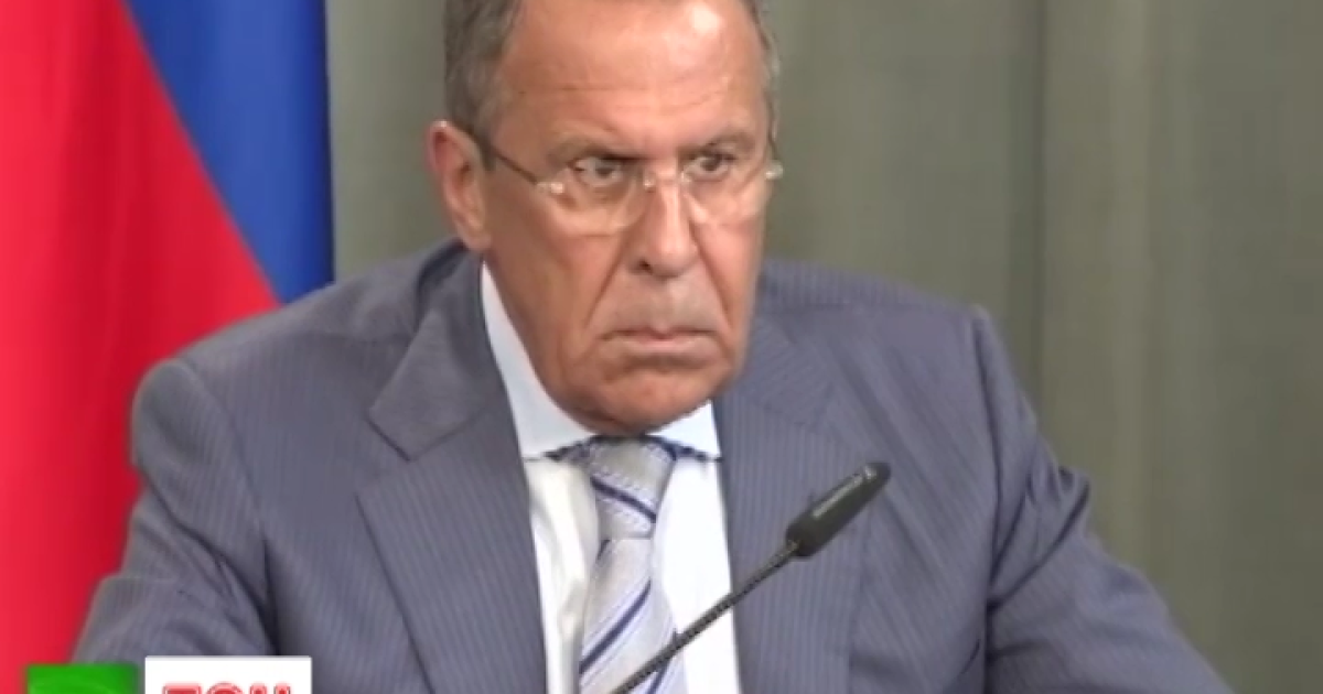 Лавров на пресс-конференции назвал кого-то "дебилами" и выругался.