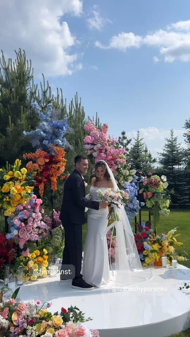 Весілля Фіми Константиновського / © instagram.com/lizanechyporenko