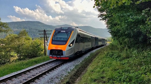 Поезд «Укрзализныци» / © Укрзализныця