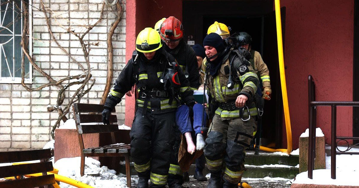 Спасательная операция в Днепре после атаки 22 января