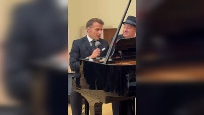 Макрон спел шансон, а Пашинян сыграл на барабанах