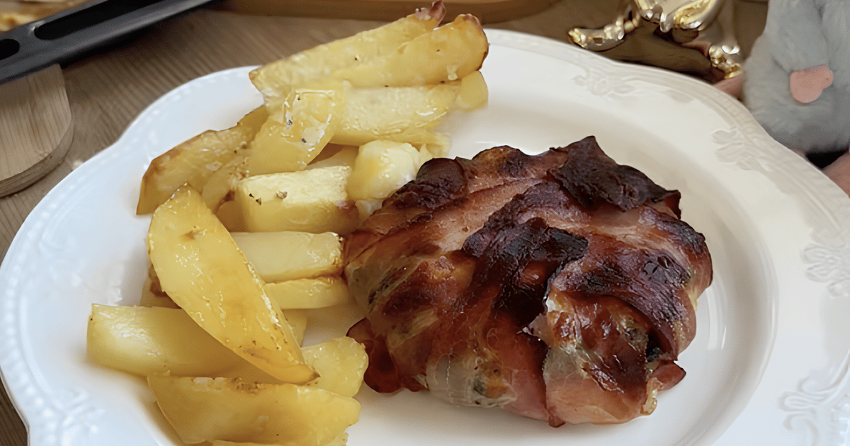 Закрытый жульен в беконе tiktok.com_@anastasiiacooking