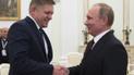 Роберт Фицо и Владимир Путин.