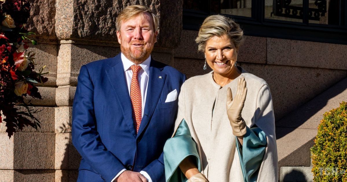 In a beautiful dress and cape: Queen Maxima's new appearance in Sweden ...