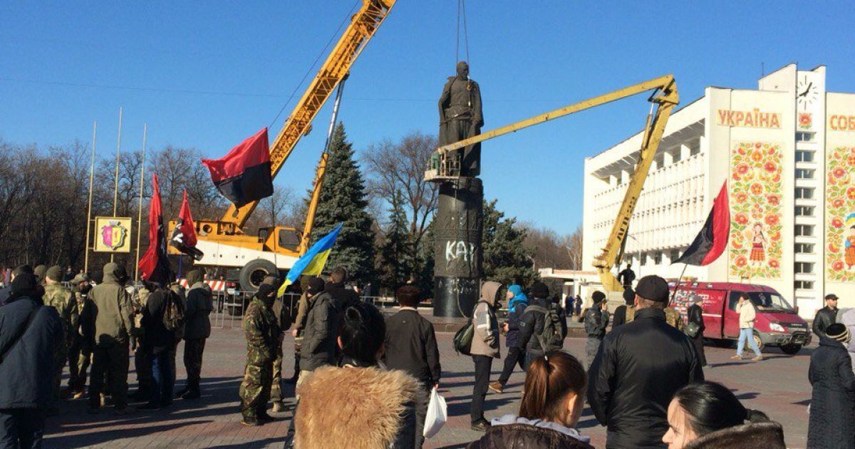 дніпродзержинськ знесення / © Twitter/@WoWSeparatist