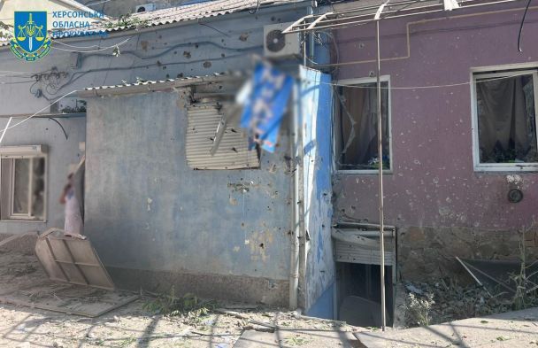 The aftermath of the shelling of Kherson, August 24 / Photo: Kherson Regional Prosecutor's Office