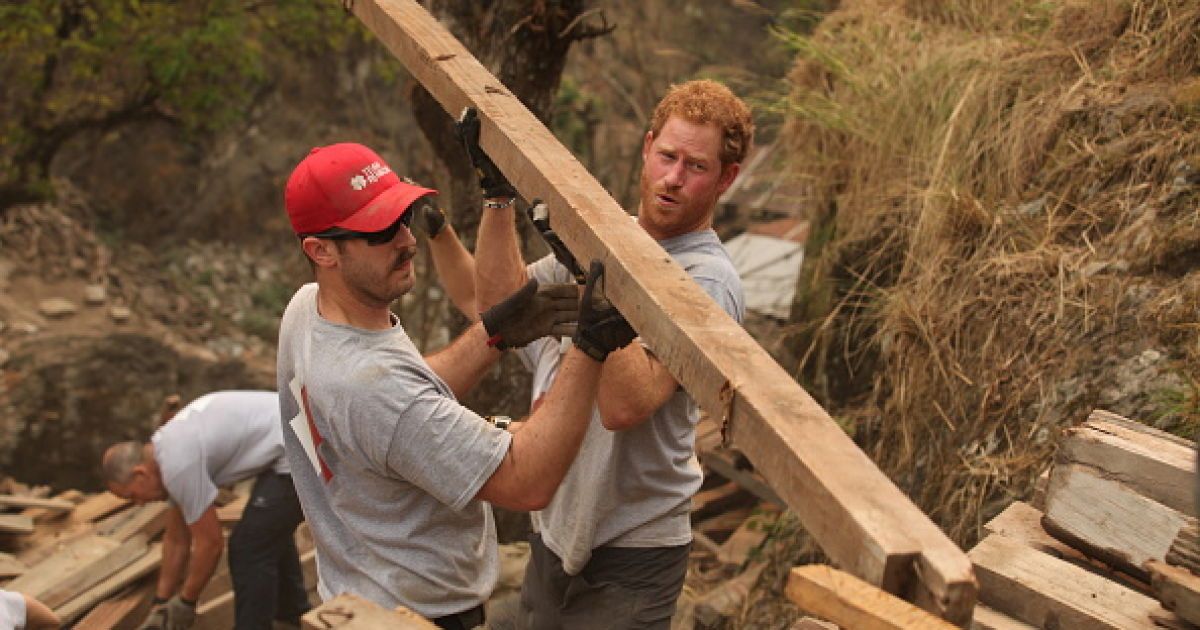 Принц Гарри в Непале