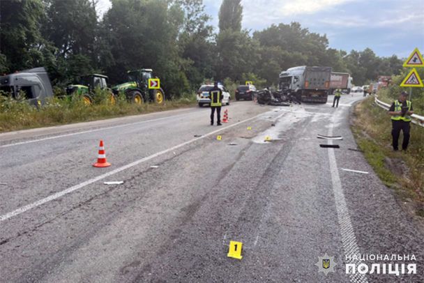 В аварії загинуло двоє осіб. / © ГУ Національної поліції в Хмельницькій області