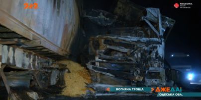 Чоловік згорів за кермом під час потужної ДТП неподалік Одеси