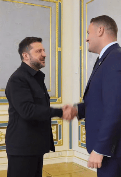 Владимир Зеленский с Весом Стритингом