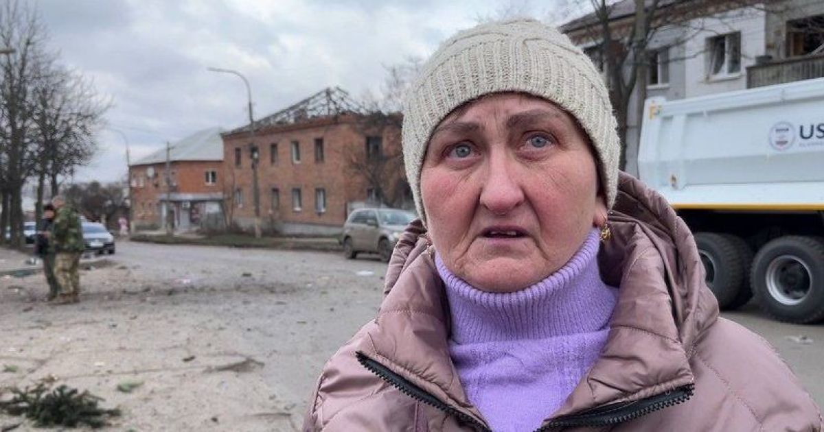 Мешканка Борової Валентина Жальпіс стала свідком удару балістикою по Ізюму