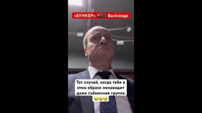 Юрій Великий показав залаштунки знімань комедії "Бункер", де постав в образі Путіна