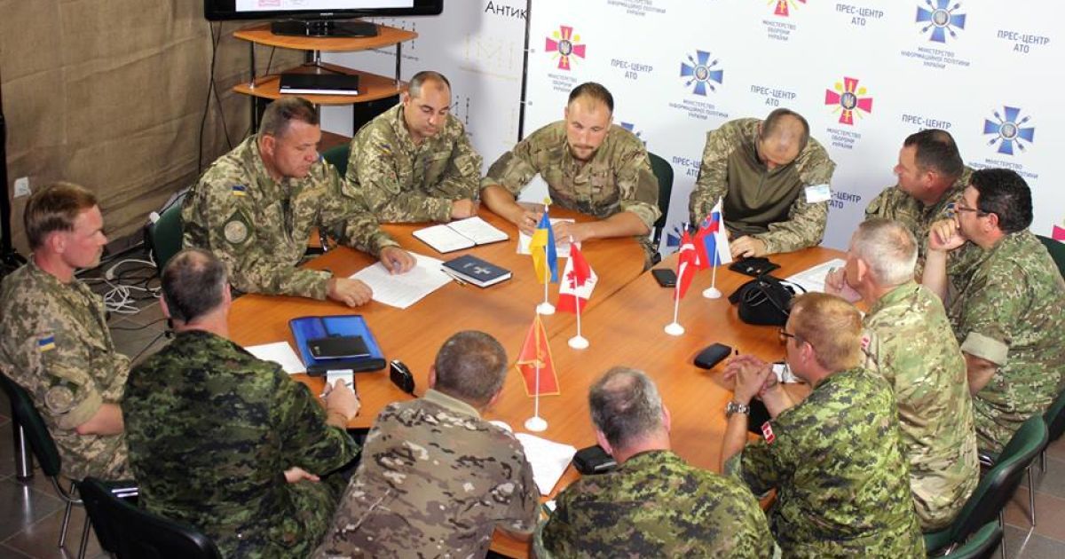 Канадским военным представили последние факты присутствия российских войск на территории Украины / © Facebook/пресс-центр штаба АТО