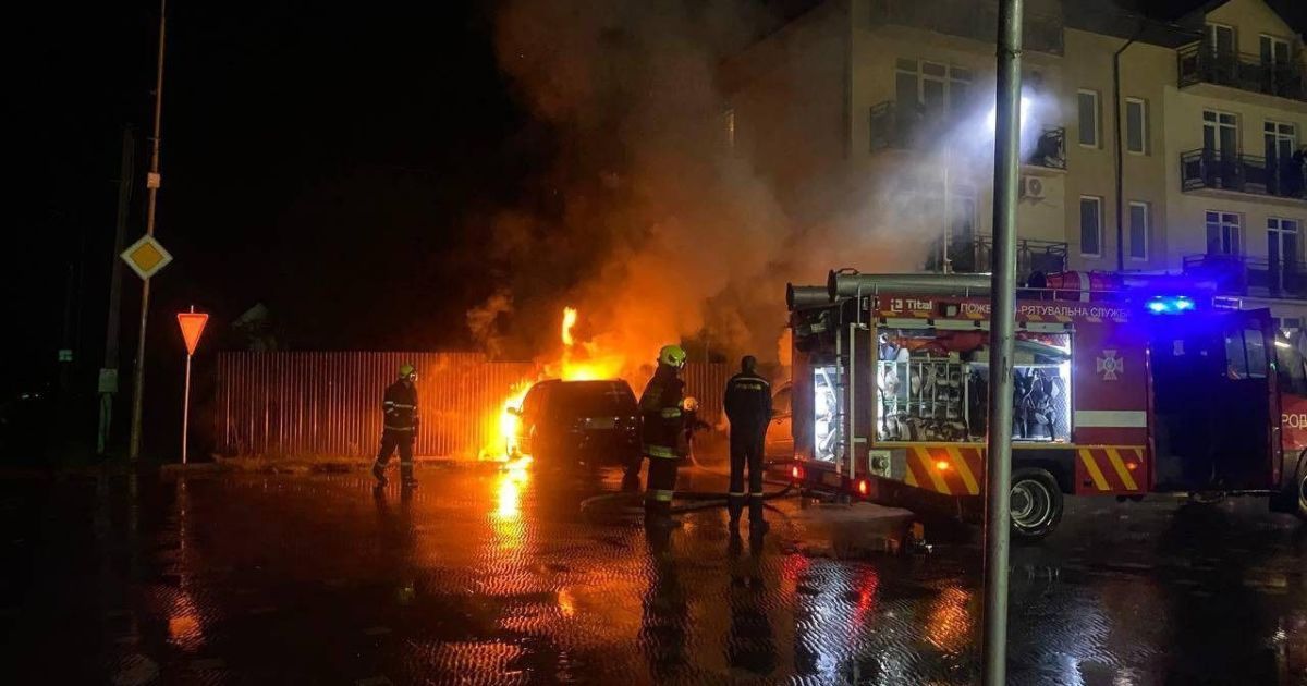 Место преступления в Ужгороде