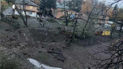 Обстрел Киева 25 октября - видео