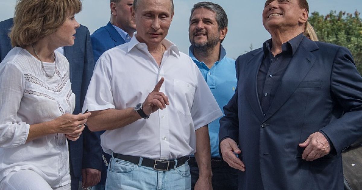 Путин и Берлускони провели уикенд в Крыму / © Getty Images