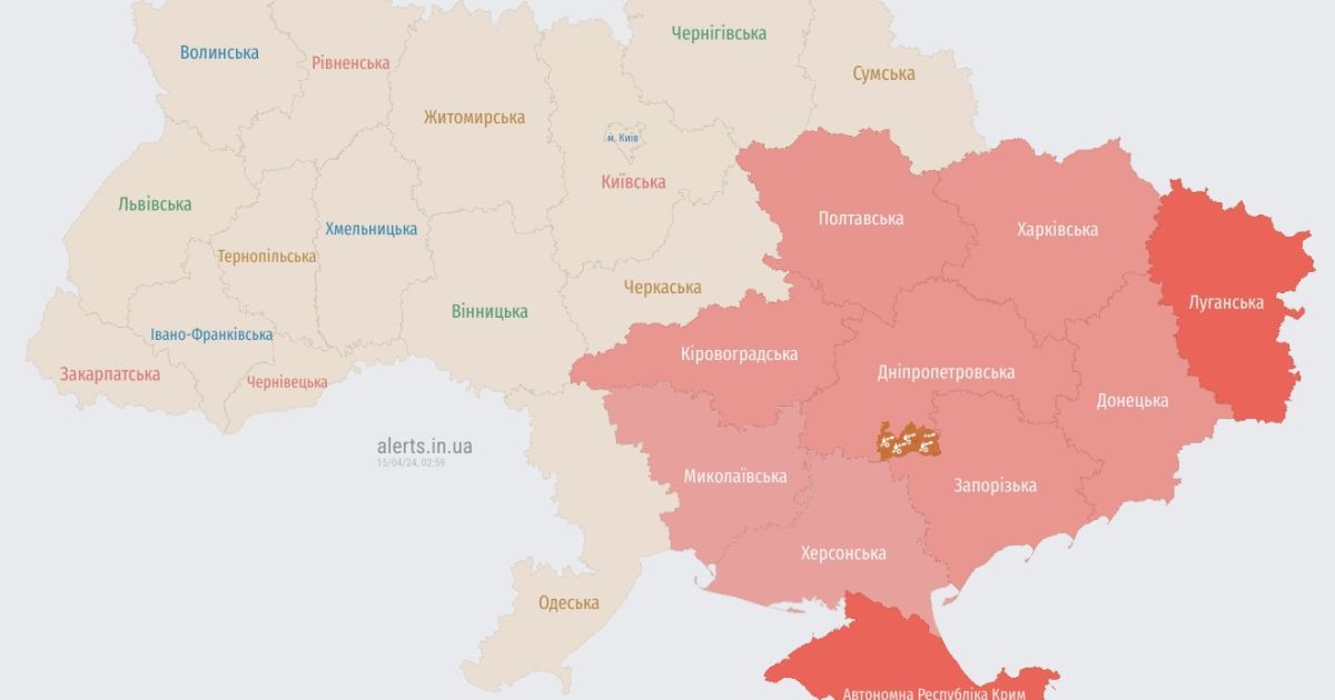 Повітряна тривога шириться країною